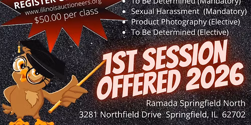 CE Classes Aug 2026 - Springfield, IL