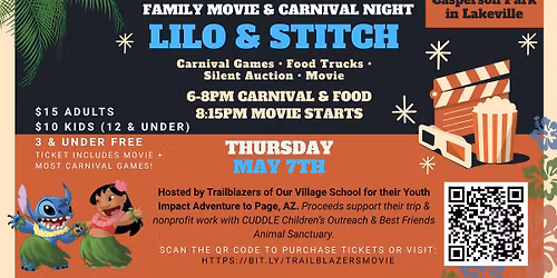 Family Movie & Carnival Night - Lilo & Stitch