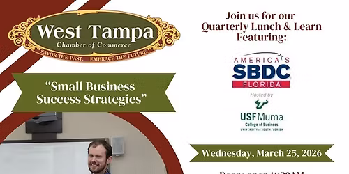 WTC LUNCH & LEARN "SMALL BUSINESS SUCCESS STRATEGIES" WITH SBDC