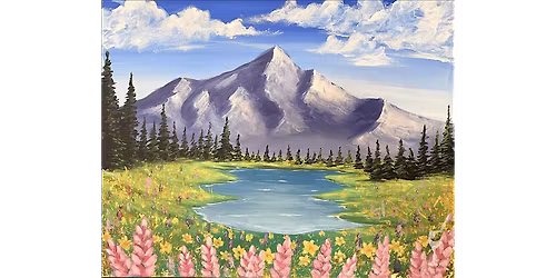 Peaceful Mountain Landscape - Paint and Sip in Houston | Classpop!\u2122