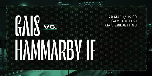 GAIS - Hammarby IF i Allsvenskan