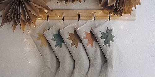 Christmas in July - Star Stockings | Monday, July 27th from 12:00 to 6:00 PM