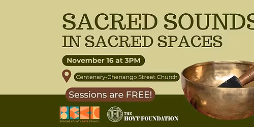 Sacred Sounds in Sacred Spaces: A Sound Bath Immersion