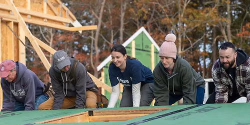Habitat Cape Cod's Gifford Street Extension, Falmouth Wall Raising Ceremony
