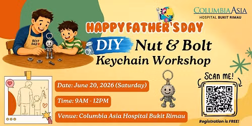 Father\u2019s Day: DIY Nut & Bolt Keychain Workshop\u200b