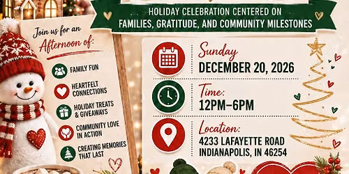 POP UP EVENT : Helping Hearts Christmas Connections