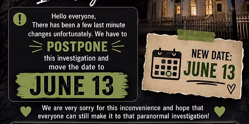 Paranormal Five's "Woodman Museum Investigation" (Rob Gutro signing books)