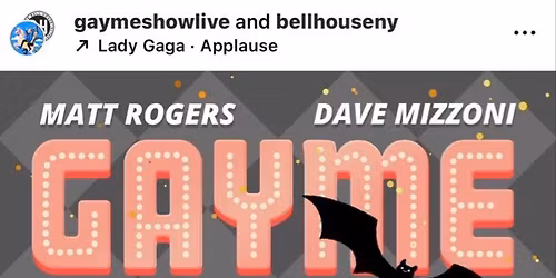 Gayme Show! with Matt Rogers and Dave Mizzoni at Castro Theatre
