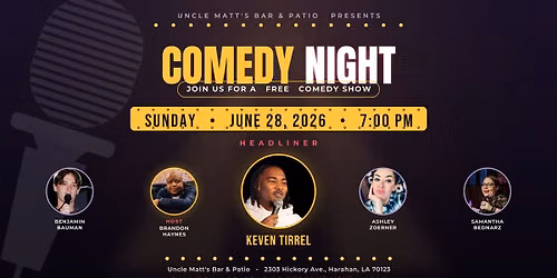 Free Comedy Night at Uncle Matt's