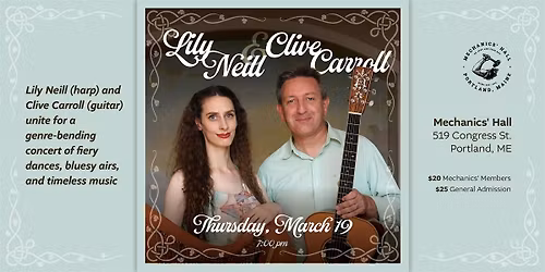 Lily Neill & Clive Carroll in Concert