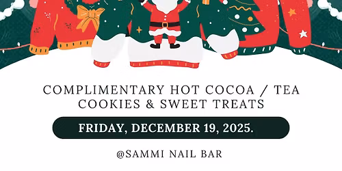 Sammi Nail Bar Christmas Pajama Party
