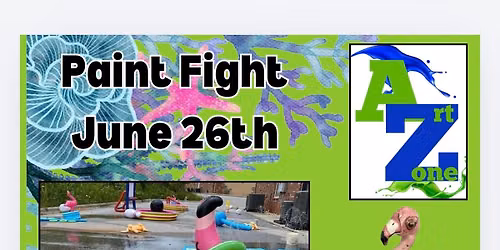 Summer Art Camp Paint Fight