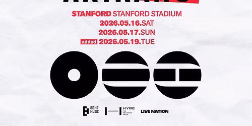 BTS Stanford Tickets