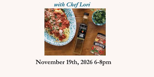 Holidays with Olivelle Cooking Class - November 19th, 2026 6-8pm
