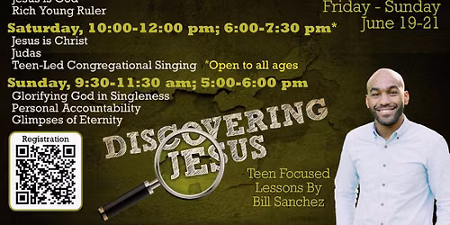 Teen Weekend with Bill Sanchez