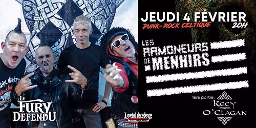 Les Ramoneurs de Menhirs + Kecy O'Clagan \/\/ Le Fury D\u00e9fendu