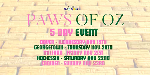 Paws of Oz - 5 Day Event 