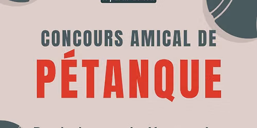 Concours de p\u00e9tanque 