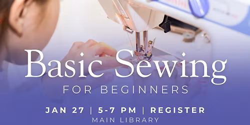 Basic Sewing for Beginners @ MAIN