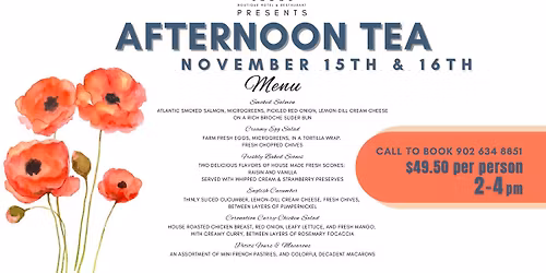 November Afternoon Tea
