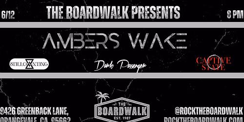 Ambers Wake with Dark Passenger, Captive State, and Still Counting