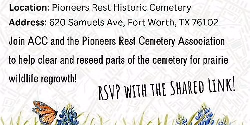 ACC DFW: Pioneer Cemetery Prairie Restoration