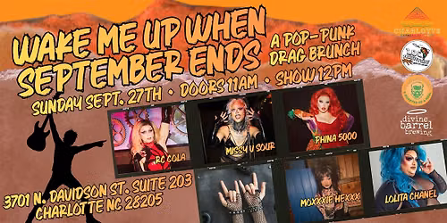 CGN Presents: Wake Me Up...When September Ends! Drag Brunch