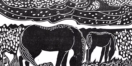 Wild and Tame: Animal Linocut Printmaking Workshop with Luna North