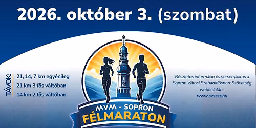 MVM-Sopron F\u00e9lmaraton - Eur\u00f3pa Fut\u00e1s 2026.