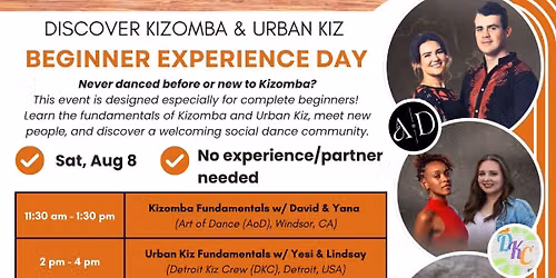 Kizomba & Urban Kiz Beginner Experience 