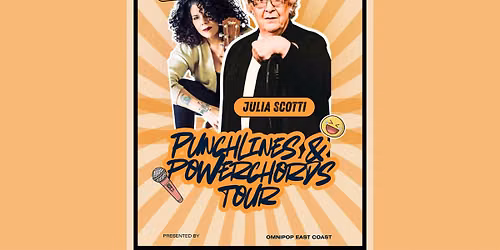 Comedian Julia Scotti with Special guest Jo Wymer
