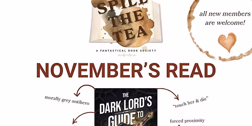 Spill the Tea Book Club - The Dark Lord's Guide to Dating