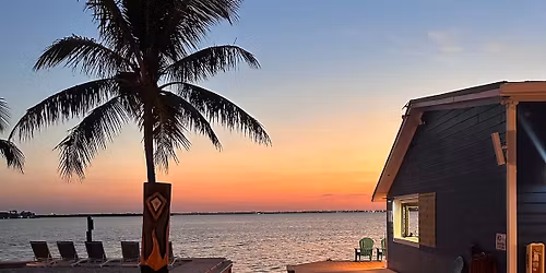 First Friday Sunset at The Riverfront Cocoa Beach