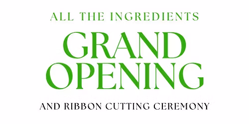 Grand Opening and Ribbon Cutting Ceremony