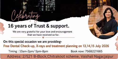 Celebrating 16 Years of Trust & Support.