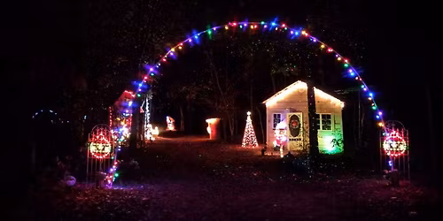 Christmas Lights on the Farm