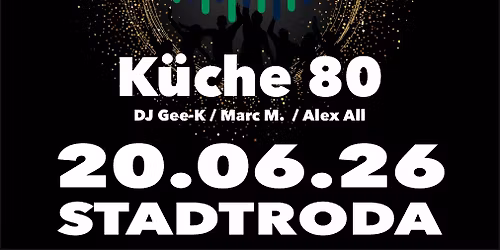 BALLBEAT Stadtroda 90er 2000er VS House K\u00fcche 80