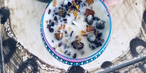 Earth & Art Series: Botany & Crystal Candle Workshop 
