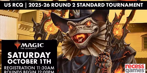 US RCQ | 2025-26 Round 2 Standard Tournament at Recess Games