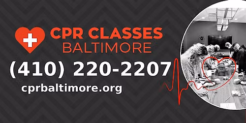 Infant Red Cross BLS CPR and AED Class in Baltimore.