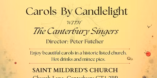 Carols by Candlelight with The Canterbury Singers