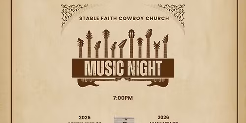 Music Night at Stable Faith Cowboy Church
