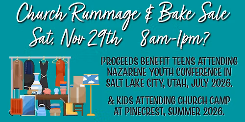 Church Rummage & Bake Sale