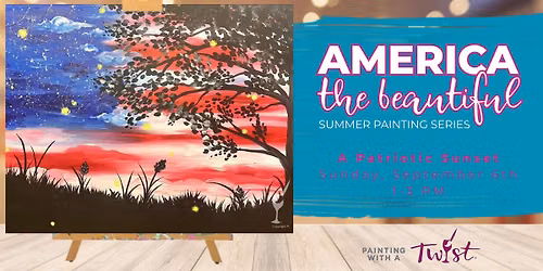 America the Beautiful Series: A Patriotic Sunset