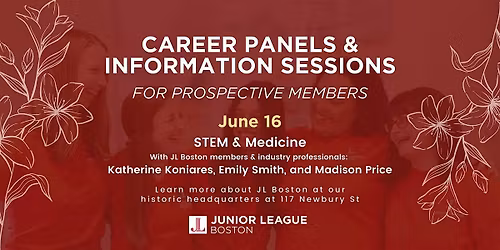 STEM & Medicine Career Panel & Open House with Junior League of Boston