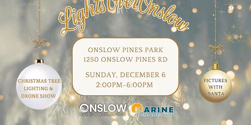 Lights Over Onslow - Christmas Tree Lighting