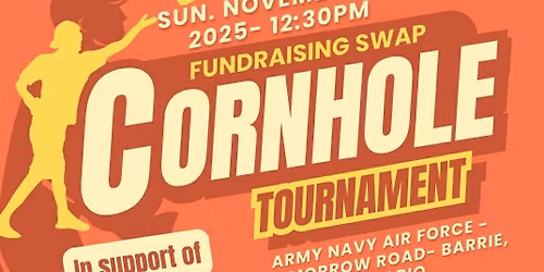 In support of Morgan Adams Family Cornhole Event