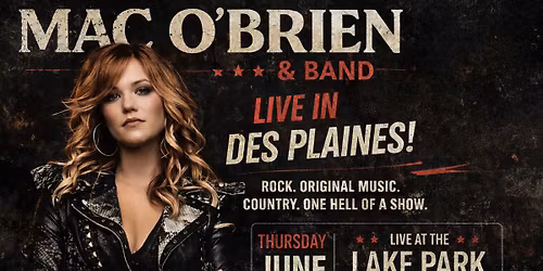 Mac OBrien and Band Live at The Lake DesPlaines Concert