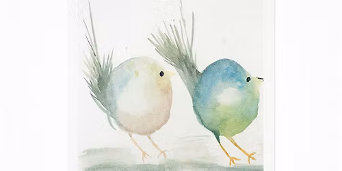 Paint & Sip: Funky Birds Cards