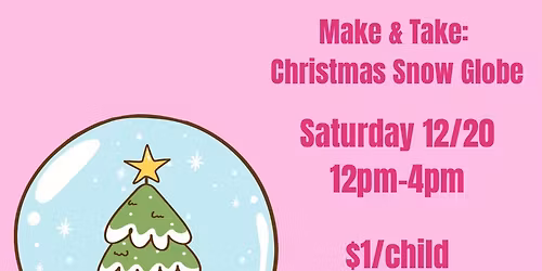 \u2744\ufe0f Make & Take: Christmas Snow Globe @ 3andME\u2744\ufe0f